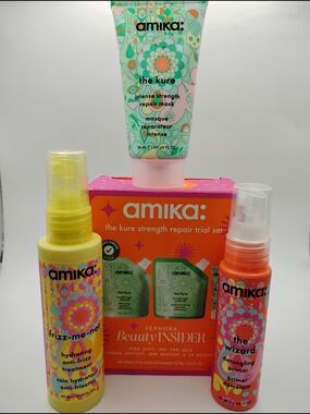 amika The Kure Strength Repair Trial Set + Styling Sprays & Repair Mask